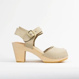 Bryr Miranda Peep Toe Clog